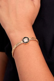 Heliophilia Silver Pulsera de Metal Dorado CBL9933
